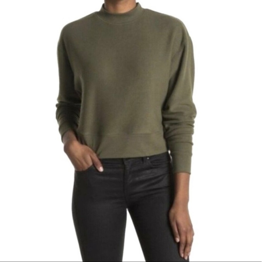Abound Green Pullover Sweatshirt SZ L